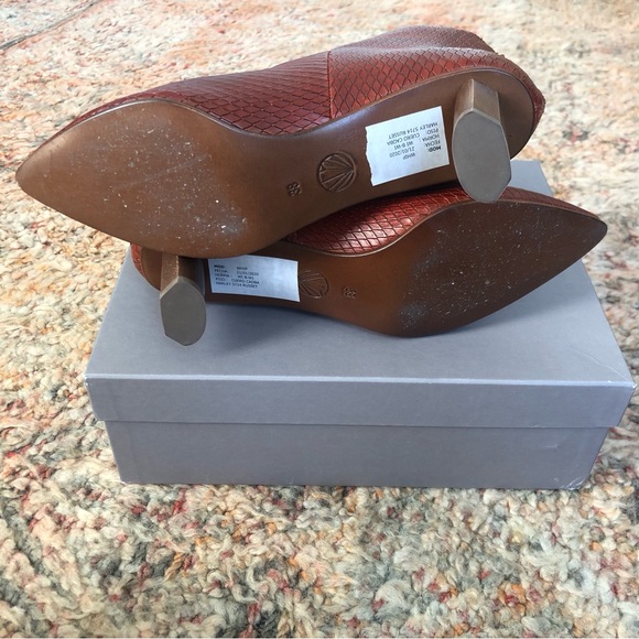 Coclico Whip booties red leather snakeskin - Picture 3 of 4